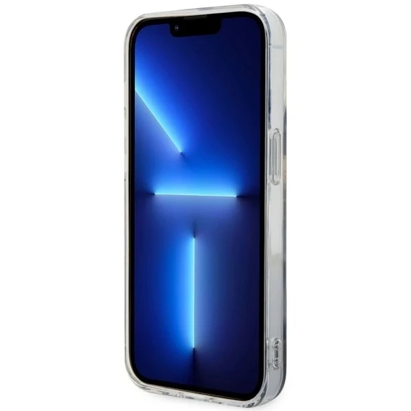 Sada na telefon Guess GUHMP14LHTMRSK pro Apple iPhone 14 Pro 6,1" černý/černý pevný obal Golden Marble MagSafe