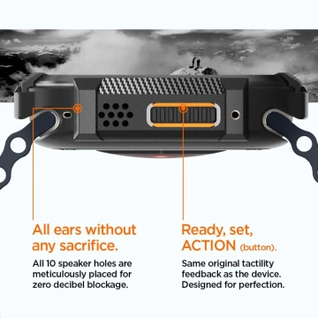 SPIGEN RUGGED ARMOR APPLE WATCH ULTRA (49 MM) MATTE BLACK