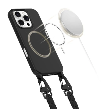 iPhone 16 Pro Max Tech-Protect Magnecklace MagSafe Black Case