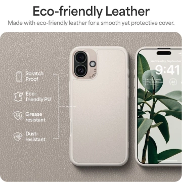 Spigen-Hülle für iPhone 16 Cyrill Kajuk Mag MagSafe Creme