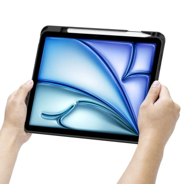 Klávesnice Etui Scmag Pen pro Apple iPad Air 10.9 4. 5. 2020-2022 / 11. 6. 2024 černá