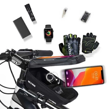 Koffer/Fahrradhalter WILDMAN XS2 Rahmentasche schwarz/schwarz