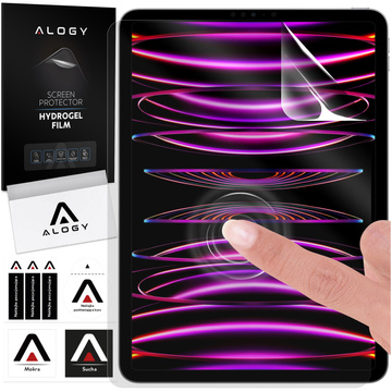Hydrogelová ochranná fólie na tablety pro Apple iPad Pro 12.9 3/4/5/6 gen 2022/2021/2020/2018 Alogy hydrogel