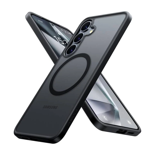 Schutzhülle für Samsung Galaxy S25, Schwarz, Torras Guardian Magnetic Series