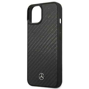 Захисний чохол Mercedes MEHCP13MRCABK для Apple iPhone 13 6.1" black/black carbon hardcase Dynamic Line