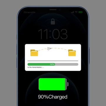Кабель USB Baseus Tungsten - Lightning 2.4 A 2 м чорний (CALWJ-A01)