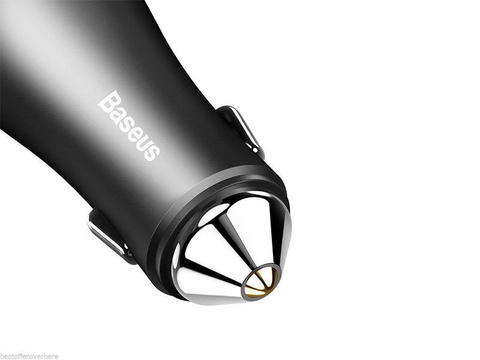 Baseus Ładowarka Samochodowa 2x USB 2.4A