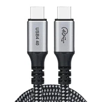 Кабель Choetech XCC-1040 USB-C до USB-C 8K 60Hz, 240W, 1.2 м, чорний