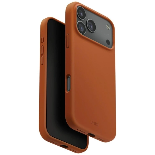 Etui Ochronne do iPhone 17 Pro Max UNIQ Lino Magclick Orange