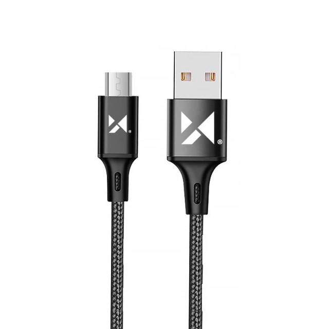 Wozinsky kábel USB - microUSB 2,4A 1m čierny (WUC-M1B)