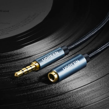 UGREEN kabel prodlužovací adaptér AUX mini jack 3,5 mm 1,5 m modrý (AV118)