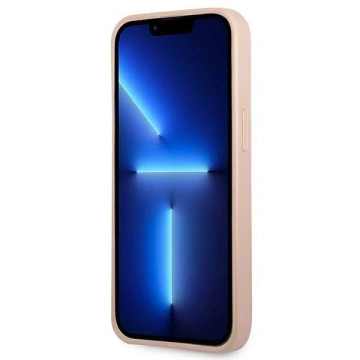 Etui Guess GUHCP13LPSATPP для Apple iPhone 13 Pro / 13 6,1" różowy/рожевий жорсткий чохол SaffianoTriangle Logo Card Slot