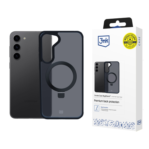Etui do Samsung Galaxy S24 3mk Smoke Case Mag&Stand