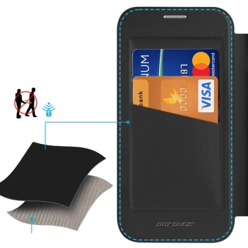 Etui do iPhone 17 Dux Ducis Skin X Pro Portfel MagSafe Czarny
