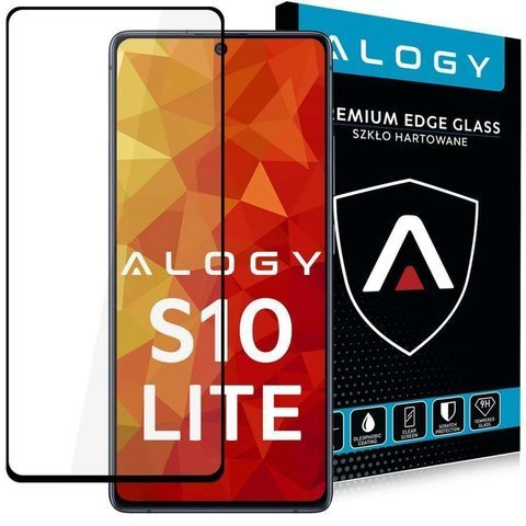 Чохол Glass Alogy Full Glue для Samsung Galaxy S10 Lite чорний