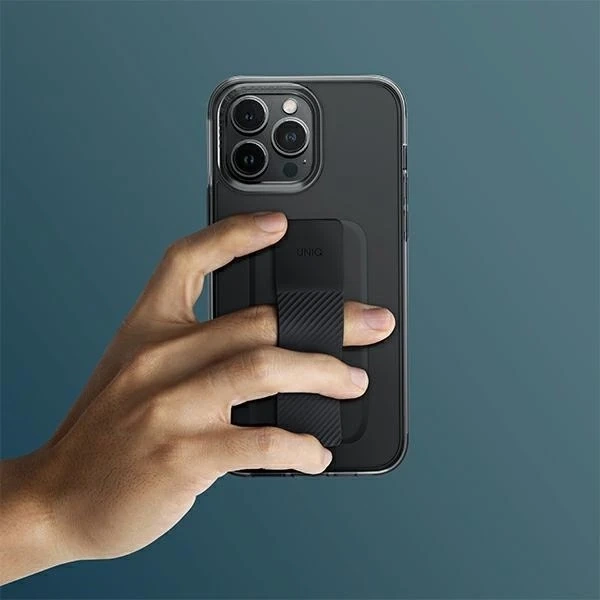 UNIQ Heldro Mount case for iPhone 14 Pro 6.1" grey/vapour smoke