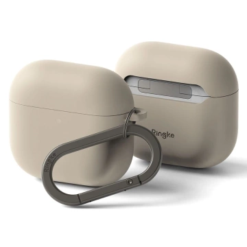 Apple AirPods 4 Case Ringke Silicone Stone Carabiner