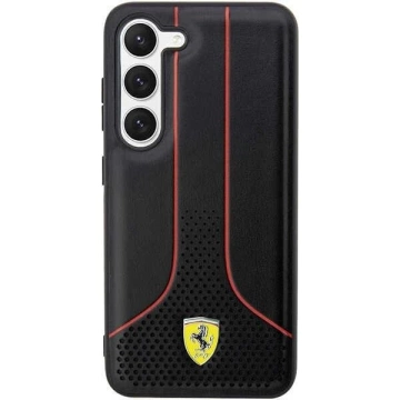 Ferrari case for Samsung Galaxy S23 Plus HardCase Perforated 296-P black