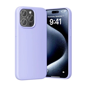 Чохол MagSafe для iPhone 15 Pro Vention KUFV0-30, фіолетовий, лавандовий
