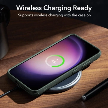 Etui ESR Classic Kickstand pre Samsung Galaxy S23 Plus Clear/green