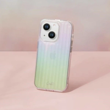 Etui UNIQ Coehl Linear pro iPhone 14 Plus 6,7" opalowy/iridescent