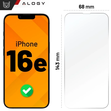 Tvrzené sklo pro Apple iPhone 16 Pro Max Screen Protector 9H Alogy Heavy Pro ™️