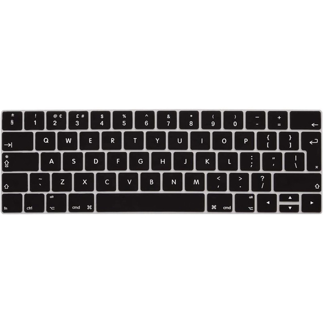 Захисний чохол-чохол-клавіатура Alogy для Apple Macbook Pro 13 / Pro 15 Black
