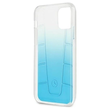 Ochranné pouzdro Mercedes MEHCP12SCGLBL pro Apple iPhone 12 Mini 5,4" modro/modré pevné pouzdro Transparent Line