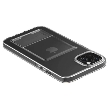 Puzdro Spigen Crystal Slot pre Apple iPhone 15 Plus - priehľadné