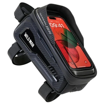 Wildman M20 Black Waterproof Bike Frame Bag for Phone