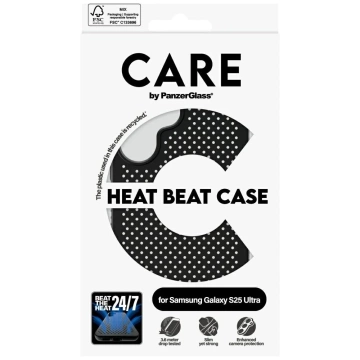 Чохол CARE для Samsung Galaxy S25 Ultra від PanzerGlass Feature Case чорний
