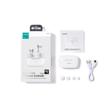 Навушники TWS Joyroom Jbuds JR-BC1 ANC Bluetooth 5.3 – білі