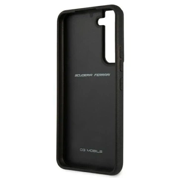 Pevné puzdro Etui Ferrari FEHCS22MFCAK do Galaxy S22 S906 On Track Real Carbon czarny/black