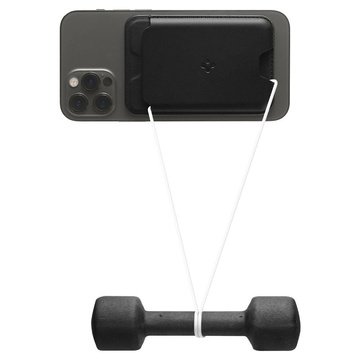 Spigen Valentinus Magsafe Card Holder magnetic document wallet for Magsafe for iPhone 12/13 Black