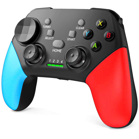 Gamepad Pad Wireless Bluetooth Alogy Game Controller Phone Holder Android iOS PS3 PS4 PC TV Nintendo Switch Joystick Black