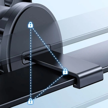 Uchwyt Samochodowy Joyroom JR-OK6 do Kratki Nawiewu Czarny