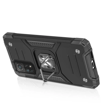 Магнітний чохол-тримач Wozinsky Ring Armor tough hybrid case для Samsung Galaxy A03s синій