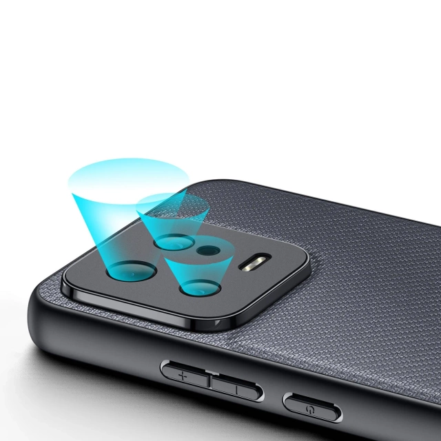 Чохол Dux Ducis Fino для Xiaomi 13 накладка з силіконовою рамкою сірий