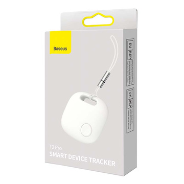 Baseus T2 Pro Bluetooth tracker so šnúrkou (biela)