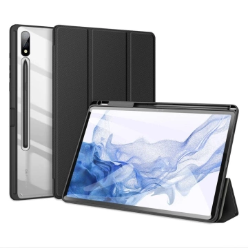 Dux Ducis Toby pouzdro s prostorem pro stylus pro Samsung Galaxy Tab S9 Plus, černé