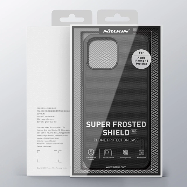 Nillkin Super Frosted Shield Pro strapazierfähige Hülle für iPhone 13 Pro Max rot