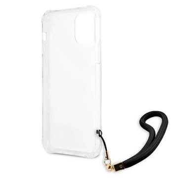 Guess GUHCP12LKSARBK iPhone 12 Pro Max 6,7" čierny/čierny pevný obal Camo Collection