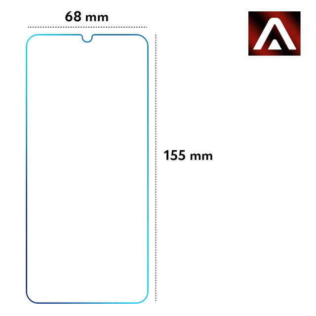 9h Alogy Tempered Glass Schutzglas Displayschutzfolie für Vivo Y21s / Y33s / Y21
