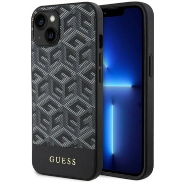 Etui Guess GUHMP14SHGCFSEK na iPhone 14 6,1" pevné puzdro GCube Stripes MagSafe