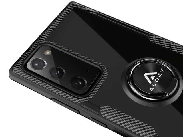 Etui Alogy Ring Holder Clear Armor для Samsung Galaxy Note 20 czarne