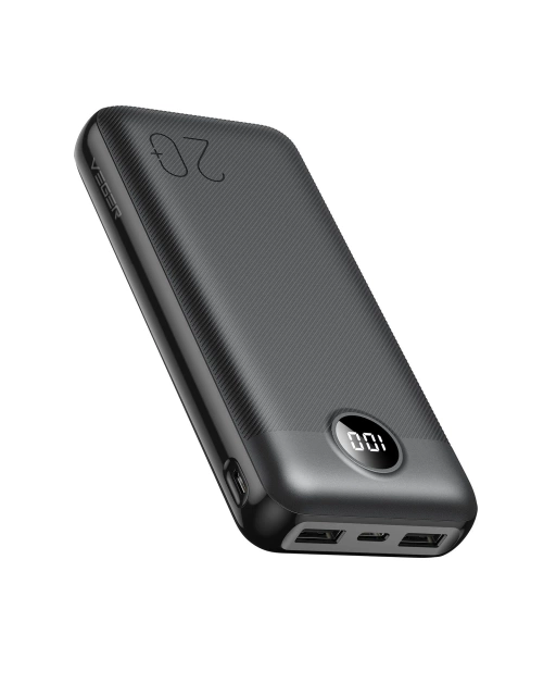 Powerbank External battery VEGER L20S - 20 000mAh LCD Quick Charge PD 20W black (VP2039PD / W2039PD )