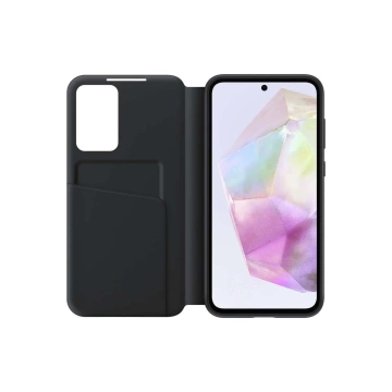 Samsung Smart View Wallet EF-ZA356CBEGWW Klapphülle für Samsung Galaxy A35 – Schwarz
