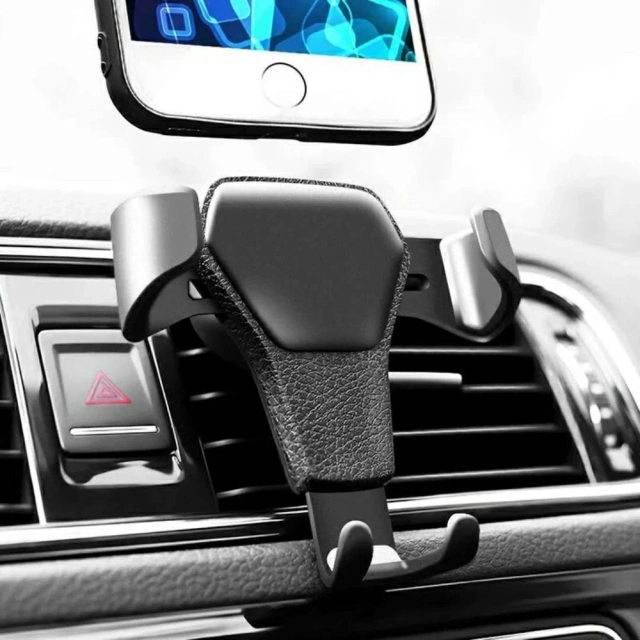 Car Holder H01 gravitational car holder for the air vent black