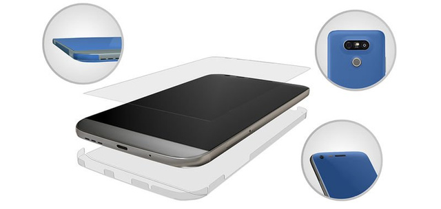 Fólia na celý telefón Invisible ARC 3D LG G5