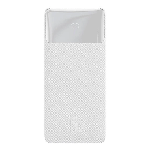 Powerbanka Baseus Bipow 30000mAh, 2xUSB, USB-C, 15W (biela)
